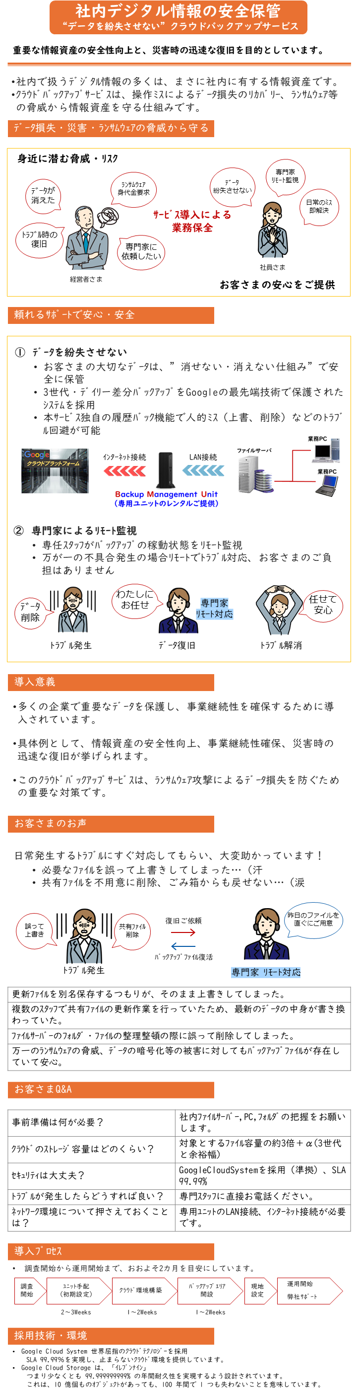 クラウドバックアップ BCP